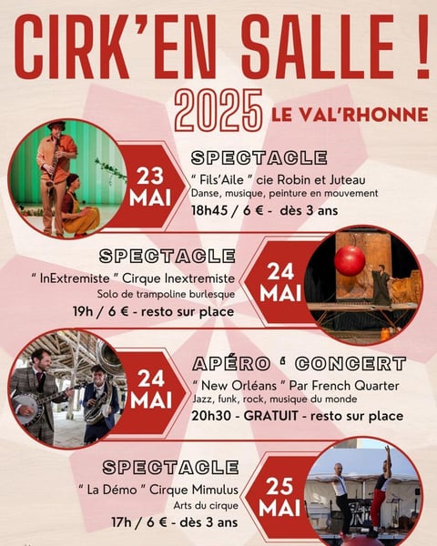 Cirk'en salle !