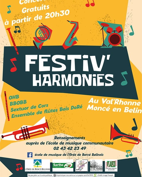 Festiv'Harmonies 2026 affiche