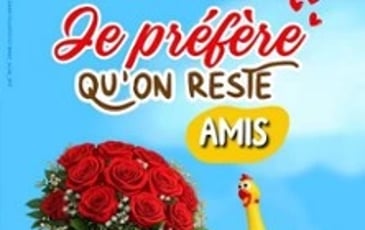 Je préfère qu'on reste amis