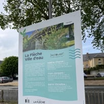 La Flèche, ville d'eau : l'expo s'affiche en grand !