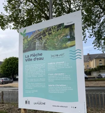 La Flèche, ville d'eau : l'expo s'affiche en grand !