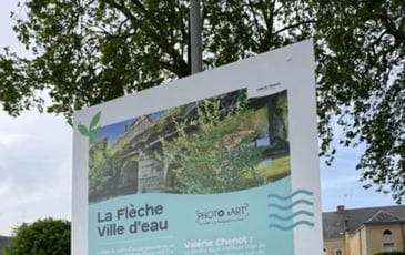 La Flèche, ville d'eau : l'expo s'affiche en grand !