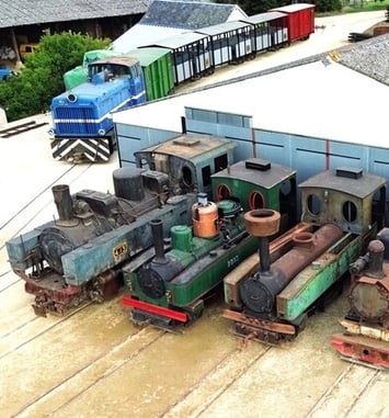 Dépôt ferroviaire à voie étroite de la Pinelière