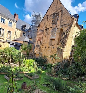 Visite du Potagenêt, jardin partagé