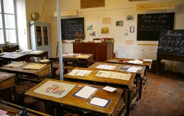 Visite de l'Ancienne École (école-musée) du Grez