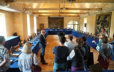 Visite de la salle Michel d'Aillières