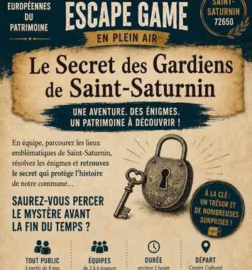 Escape Game - Journées du Patrimoine