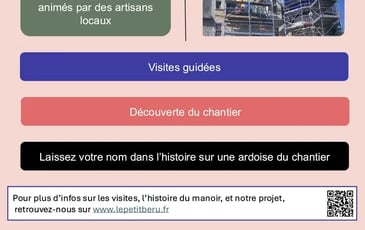 Découvrir le chantier d'éco-restauration du manoir du Petit Béru