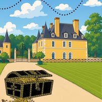 Chasse au trésor dans le parc de Dobert