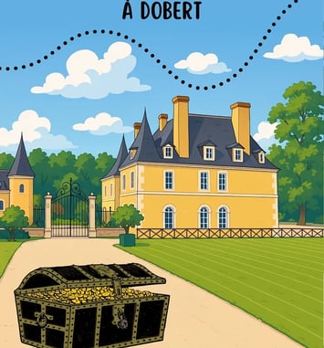 Chasse au trésor dans le parc de Dobert