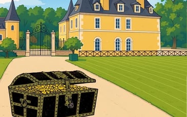 Chasse au trésor dans le parc de Dobert