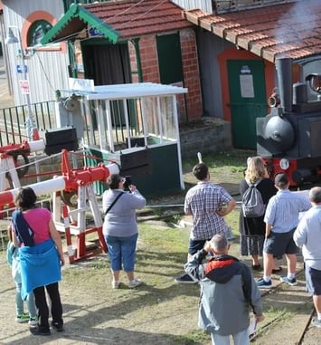 Voyage en train et visite du Muséotrain