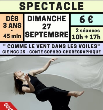 Spectacle "Comme le vent dans les voiles" par la Cie NGC25