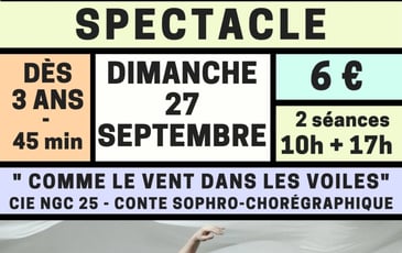 Spectacle "Comme le vent dans les voiles" par la Cie NGC25