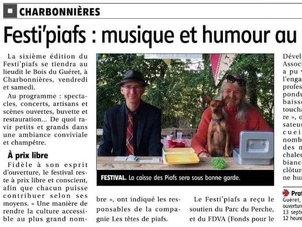 Concert "Portraits" par Les Têtes de Piafs