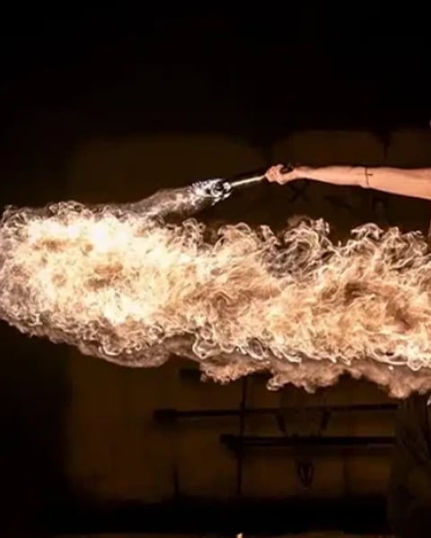 Ouverture Spectacle de feu viking et danses