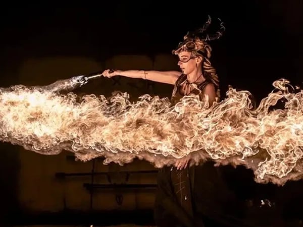 Ouverture Spectacle de feu viking et danses