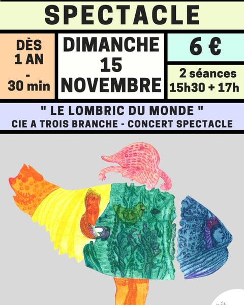 Spectacle "Le lombric du monde"