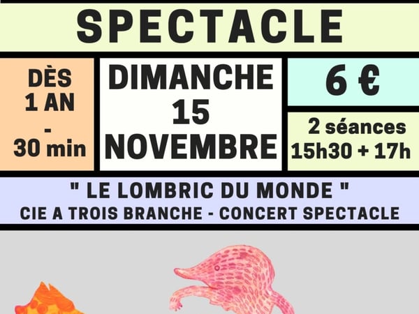 Spectacle "Le lombric du monde"